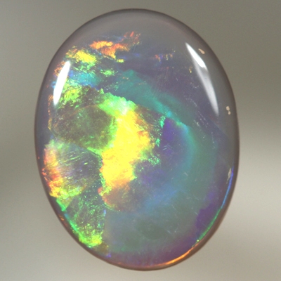 SOLID SEMI BLACK OPAL Masterpiece of Nature. Rare FLAME pattern SEE VIDEO